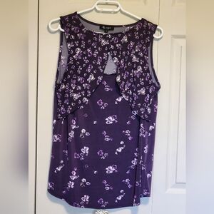 Floral Sleeveless Top